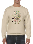 Great Cinereous Shrikes Sweatshirt -John James Audubon Designs