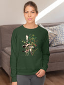 Great Cinereous Shrikes Sweatshirt -John James Audubon Designs