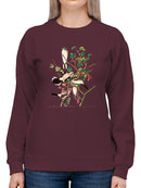 Great Cinereous Shrikes Sweatshirt -John James Audubon Designs