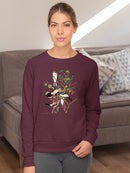 Great Cinereous Shrikes Sweatshirt -John James Audubon Designs
