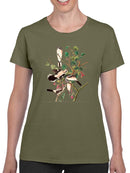 Great Cinereous Shrike. T-shirt -John James Audubon Designs