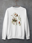 American Crossbills Sweatshirt -John James Audubon Designs