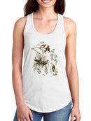 Red Crossbills Racerback Tank -John James Audubon Designs