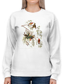 American Crossbills Sweatshirt -John James Audubon Designs