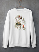 American Crossbills Sweatshirt -John James Audubon Designs