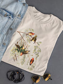 American Crossbill T-shirt -John James Audubon Designs