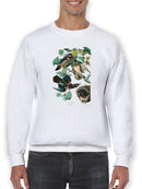 Wood Ducks Art Sweatshirt -John James Audubon Designs