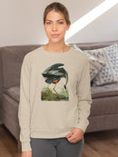 A Great Blue Heron Sweatshirt -John James Audubon Designs