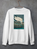 A Wood Ibis Sweatshirt -John James Audubon Designs