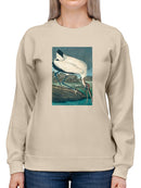 A Wood Ibis Sweatshirt -John James Audubon Designs