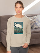 A Wood Ibis Sweatshirt -John James Audubon Designs