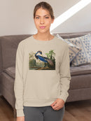 A Tricolored Heron Sweatshirt -John James Audubon Designs