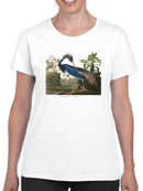 Tricolored Heron. T-shirt -John James Audubon Designs