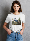 Tricolored Heron. T-shirt -John James Audubon Designs