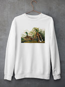 Cute Mallard Ducks Sweatshirt -John James Audubon Designs