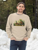 Cute Mallard Ducks Sweatshirt -John James Audubon Designs