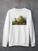 Cute Mallard Ducks Sweatshirt -John James Audubon Designs