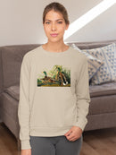 Cute Mallard Ducks Sweatshirt -John James Audubon Designs
