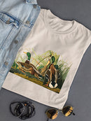 Mallard Ducks. T-shirt -John James Audubon Designs