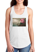 Roseate Spoonbill Racerback Tank -John James Audubon Designs