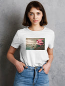 Roseate Spoonbill. T-shirt -John James Audubon Designs