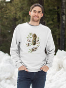 Black-Capt Titmouse Sweatshirt -John James Audubon Designs