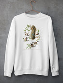 Black-Capt Titmouse Sweatshirt -John James Audubon Designs