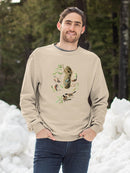 Black-Capt Titmouse Sweatshirt -John James Audubon Designs