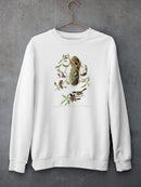 Black-Capt Titmouse Sweatshirt -John James Audubon Designs