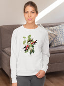 White-Winged Crossbills Sweatshirt -John James Audubon Designs