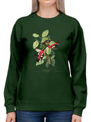 White-Winged Crossbills Sweatshirt -John James Audubon Designs