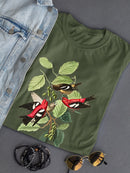 White-Winged Crossbill. T-shirt -John James Audubon Designs