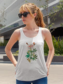 Ruff-necked Hummingbirds Racerback Tank -John James Audubon Designs