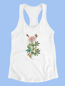 Ruff-necked Hummingbirds Racerback Tank -John James Audubon Designs