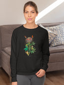 Ruff-Necked Hummingbirds. Sweatshirt -John James Audubon Designs