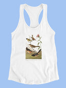 Chestnut Coloured Finch Racerback Tank -John James Audubon Designs