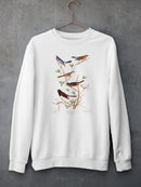 Lazuli Finch. Sweatshirt -John James Audubon Designs