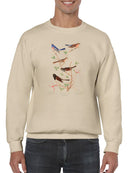 Lazuli Finch. Sweatshirt -John James Audubon Designs