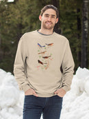 Lazuli Finch. Sweatshirt -John James Audubon Designs