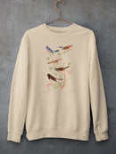 Lazuli Finch. Sweatshirt -John James Audubon Designs
