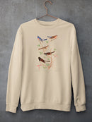 Lazuli Finch. Sweatshirt -John James Audubon Designs