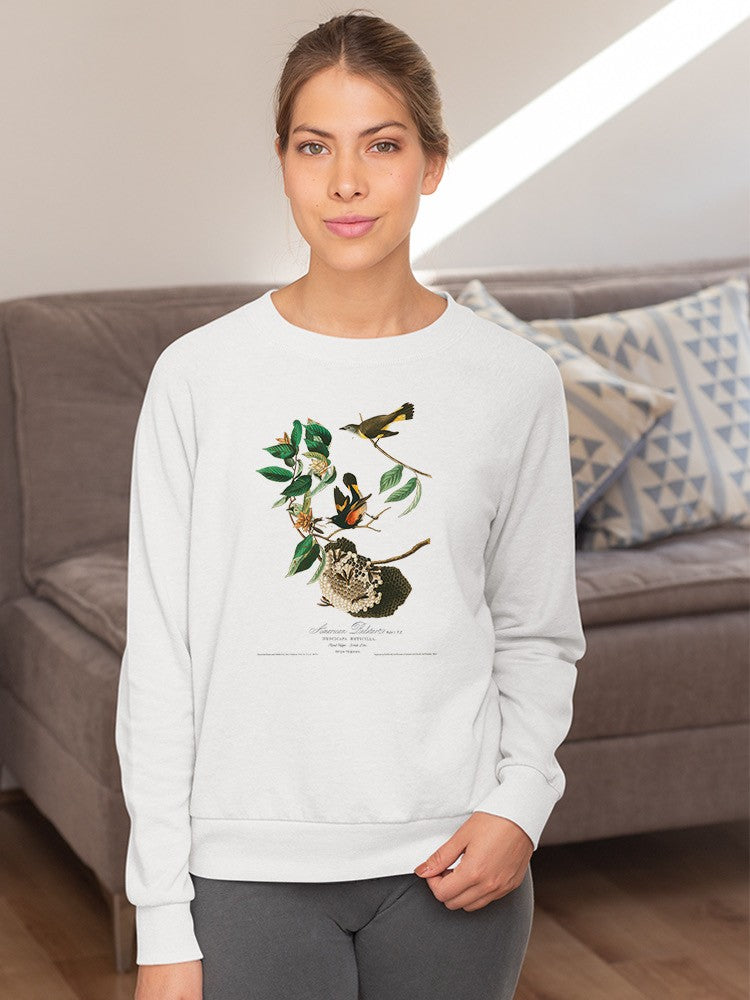 American Redstart. Sweatshirt -John James Audubon Designs