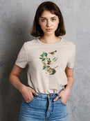 American Redstart Birds T-shirt -John James Audubon Designs