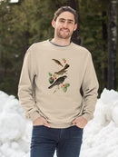 Little Tawny Thrush. Sweatshirt -John James Audubon Designs