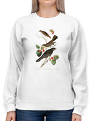 Little Tawny Thrush. Sweatshirt -John James Audubon Designs