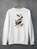 Little Tawny Thrush. Sweatshirt -John James Audubon Designs