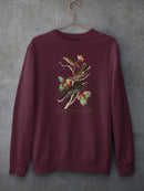 Little Tawny Thrush. Sweatshirt -John James Audubon Designs