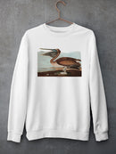 Brown Pelican. Sweatshirt -John James Audubon Designs