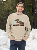 Brown Pelican. Sweatshirt -John James Audubon Designs