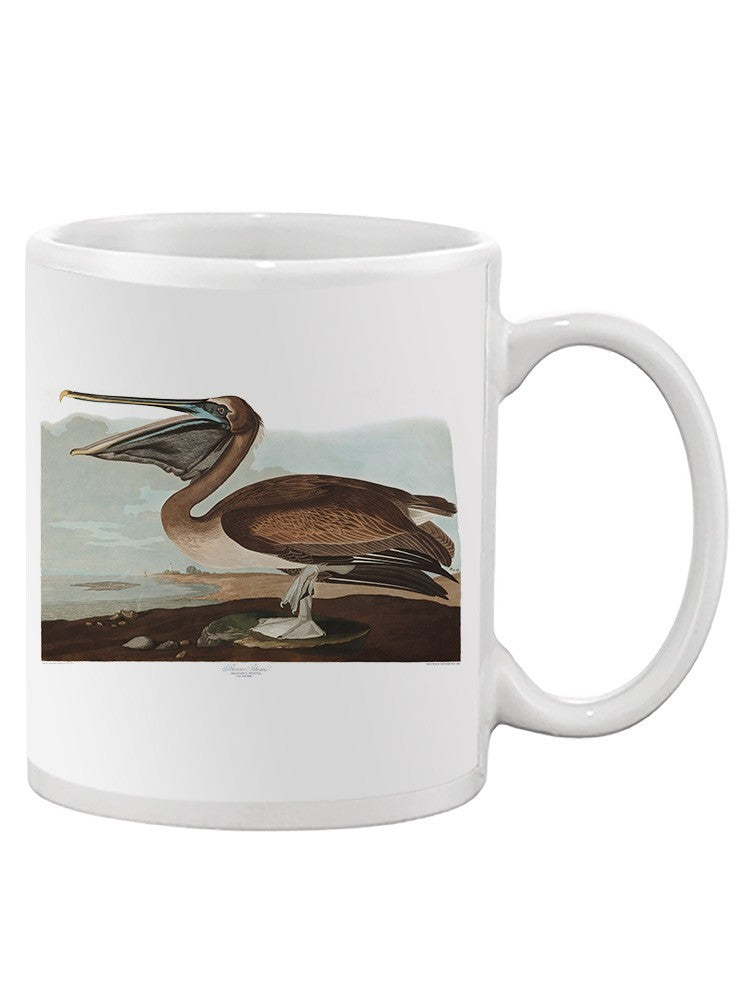 A Brown Pelican Mug -John James Audubon Designs